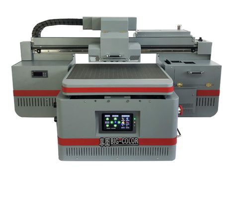Material de impressão de madeira Impressora UV industrial de tela plana de alta velocidade com 130 kg de vácuo