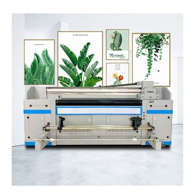 110/220v Hybrid UV Roll To Roll And Flatbed Printer Plotter I3200 Máquina de impressão de cabeça
