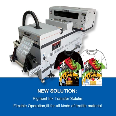 Máquina de impressão DTF com pó shaker e cabeças de impressão dupla XP600 Capacidade de 180 KG