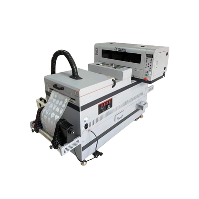 Impressora DTF A3 de 30 cm com Shaker e máquina de pó KCMY W Pigment Ink Double XP600