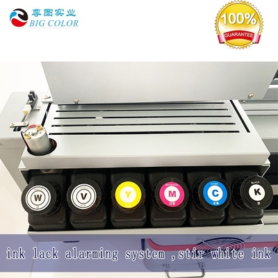 4060 A2 Impressora de garrafas UV de pequeno porte com jig rotativo e impressora a jato de tinta de rolos planos