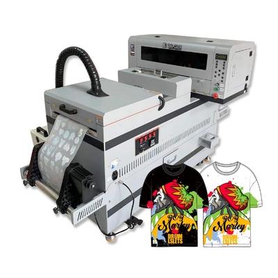 Impressoras digitais 220V DTF A3 Todas em uma Impressora de filmes para animais de estimação Máquina de prensagem térmica com multicolor