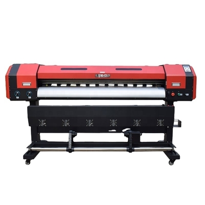 Impressora de solventes ecológicos multi-color de mídia PP de 1.6m Vinyl Flex Banner Plotter para saída