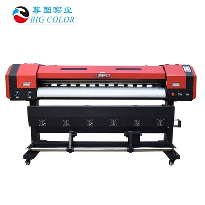 Impressora de solvente ecológico de 1800 mm com 6 cores e impressora a jato de tinta XP600 TX800