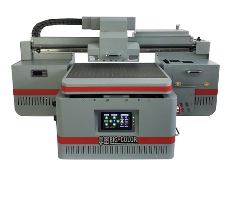 Página de cores Multicolor 3040 UV Flatbed Printer para impressão cerâmica de vidro acrílico metal