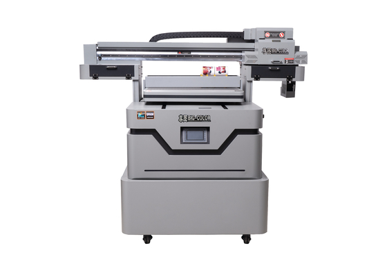 Impressora rotativa de garrafas UV de tela plana de cor grande A1 tamanho 9060 com verniz branco e CMYK