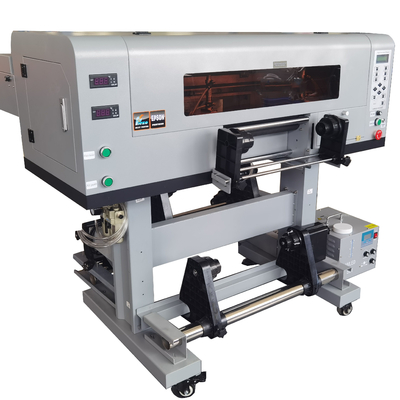 203.5*107.5*66.5cm EPS UV DTF Impressora com Autocolante UV Prata de Ouro 60cm Roll Machine