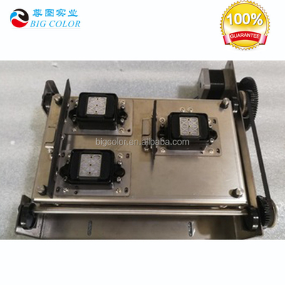 Sistema de tampa de 3 cabeças de aço inoxidável de tipo metálico para impressora a jato de tinta TX800 XP600 4720