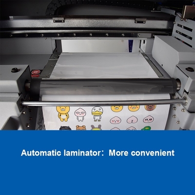 Impressora de adesivos multicolor UV com 3 cabeças de impressão TX800 de 60 cm