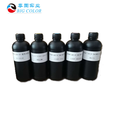 0.5L/1 Botella Volume de embalagem LED Tinta UV suave curável para TX800 DX5 4720 6 meses de validade
