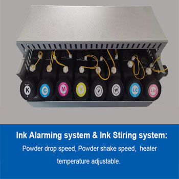Impressora UV 6090 com 6 cores de impressão rotativa e 3 cabeças TX800