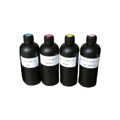 TX800/XP600 Tinta CMYK compatível para impressora de tela plana UV Desaparecer Inclui impressão digital