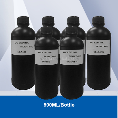 TX800/XP600 Tinta CMYK compatível para impressora de tela plana UV Desaparecer Inclui impressão digital