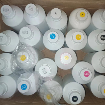 1 L/ garrafa DTG de impressão em cores grandes tinta textil de pigmento com tinta branca