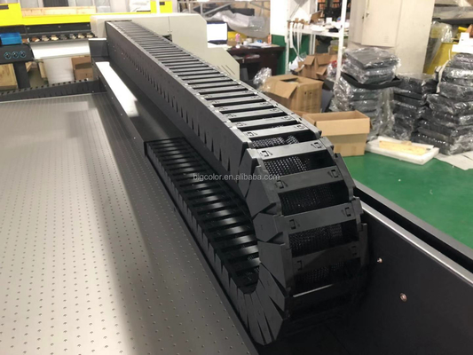 Impressora de tinta UV Máquina de impressão de tela plana de cores grandes para venda de plástico acrílico de vidro de madeira