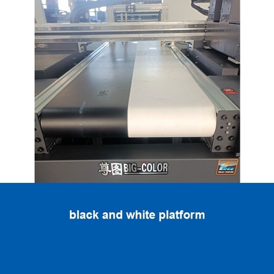 Impressora a jato de tinta industrial de passagem única para empresa de publicidade