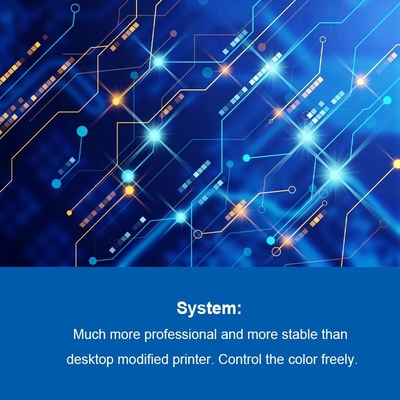 Impressora UV de tela plana de cores grandes com cabeças de impressão Epson TX800/I1600/I3200